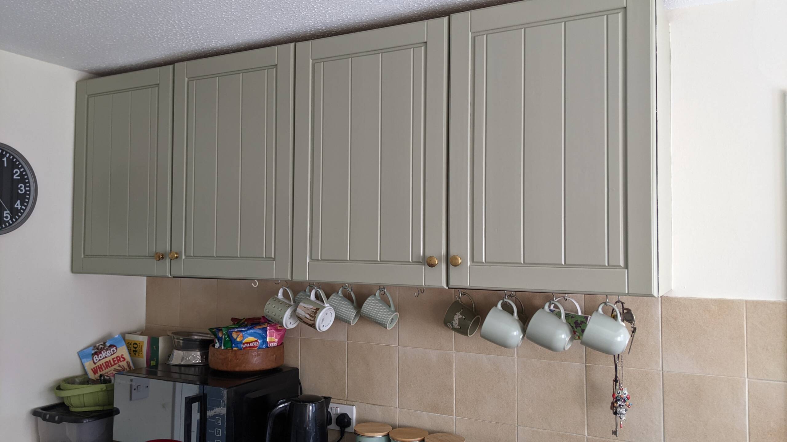 Spray finish kitchen